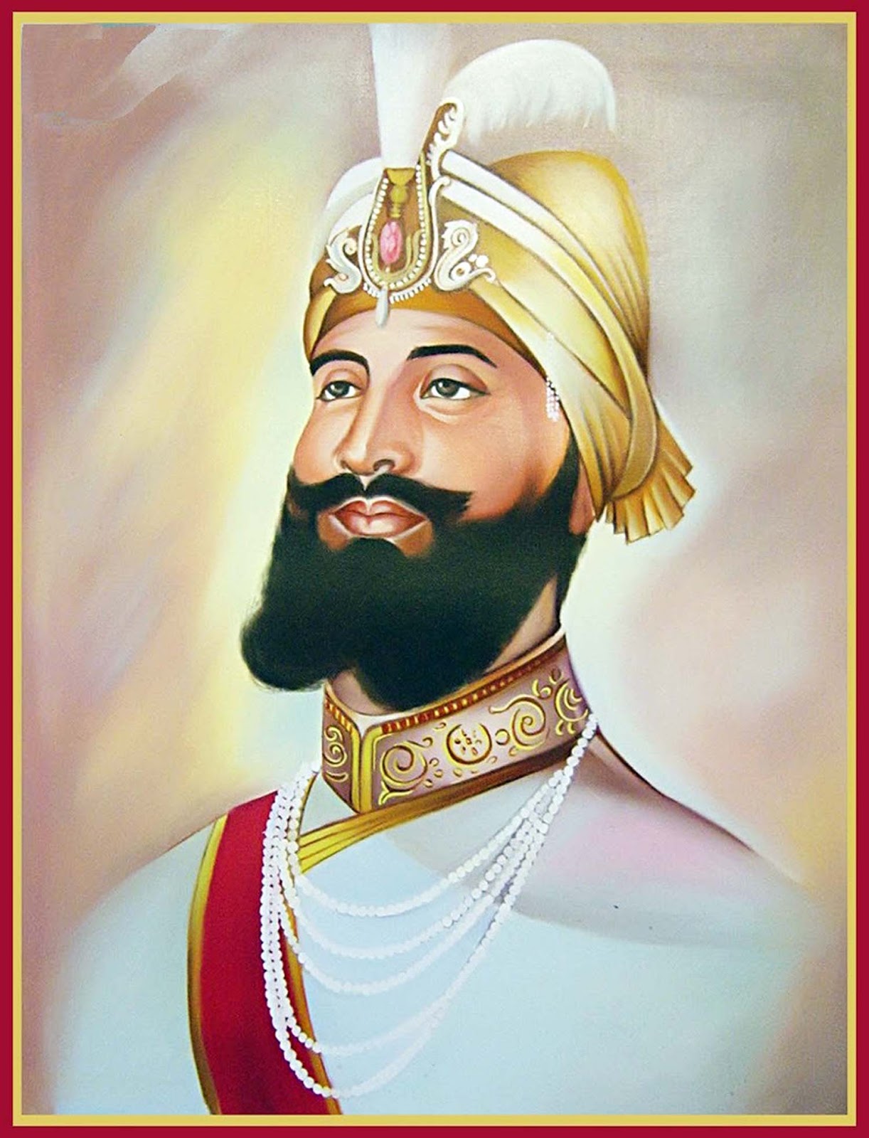 guru gobind singh ji painting guru gobind singh ji painting