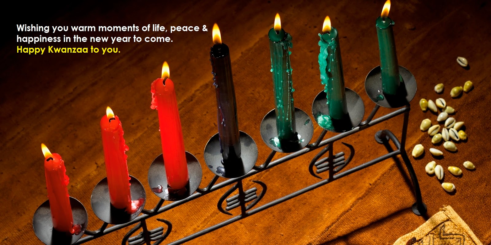 happy kwanzaa. happy kwanzaa.