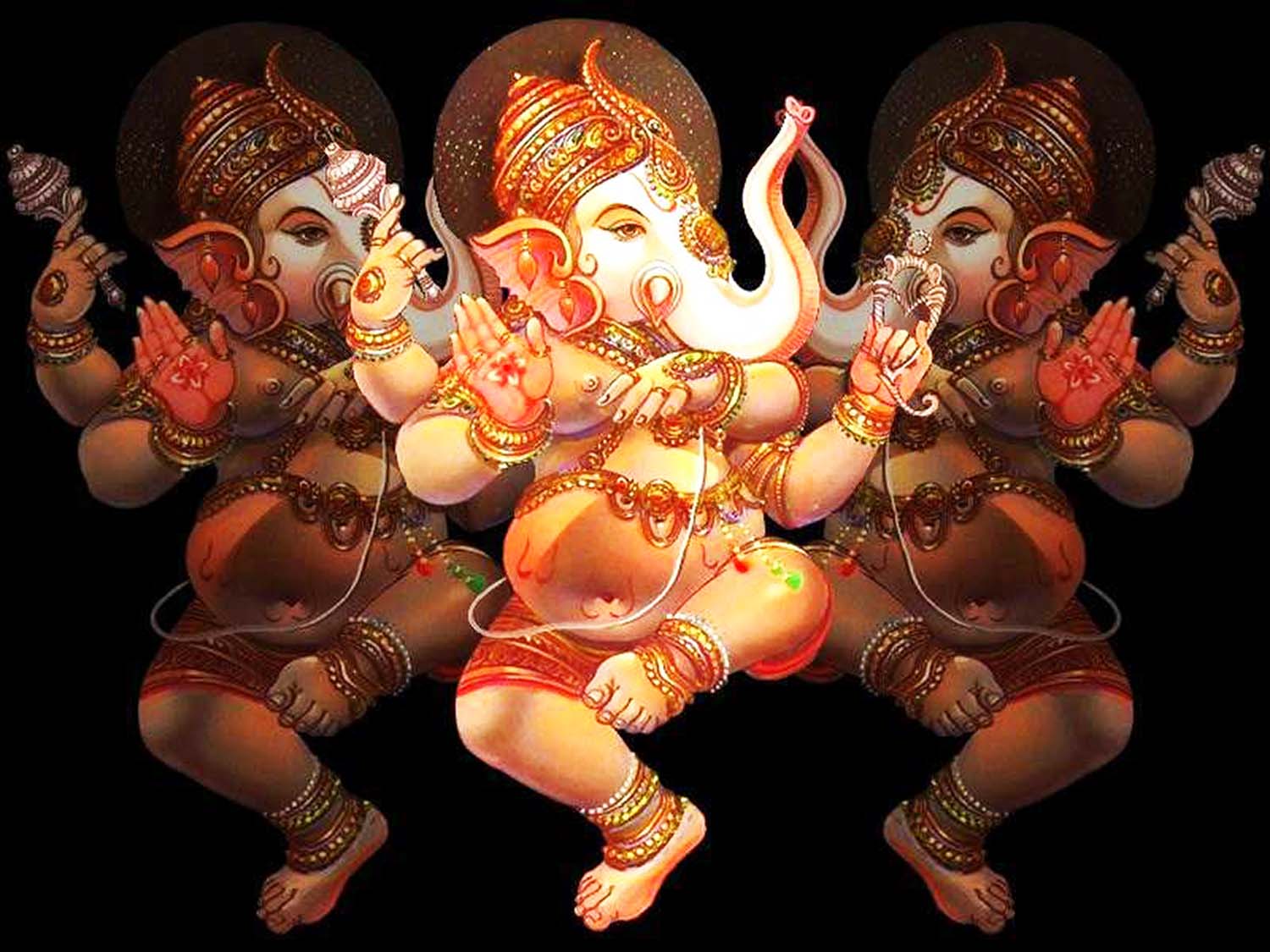 Lord Ganpati photo in 3d! Lord Ganpati photo in 3d!