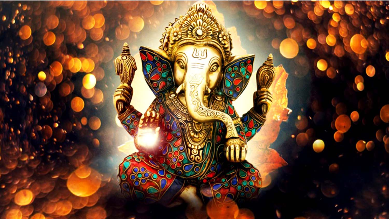 Wallpaper Lord Ganesha Brass Statue Wallpaper Lord Ganesha Brass Statue