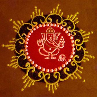 Beautiful rangoli designs of ganesh Beautiful rangoli designs of ganesh