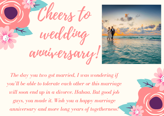 Anniversary greetings to couple Anniversary greetings to couple