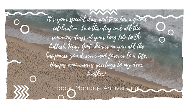 Happy anniversary to brother Happy anniversary to brother