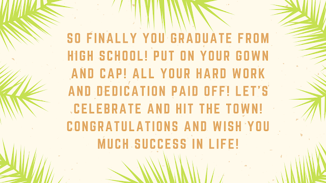 graduation message from teachers