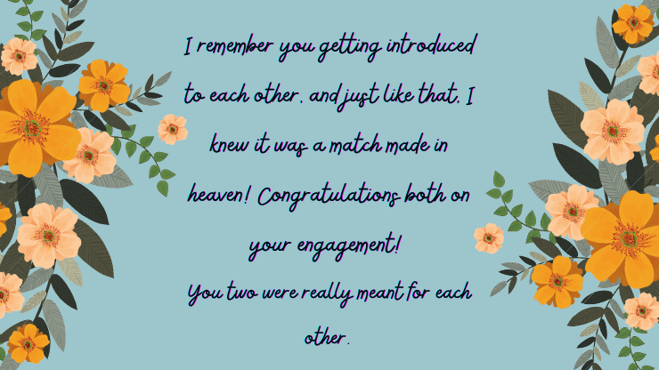 Congratulations for engagement wishes for friend