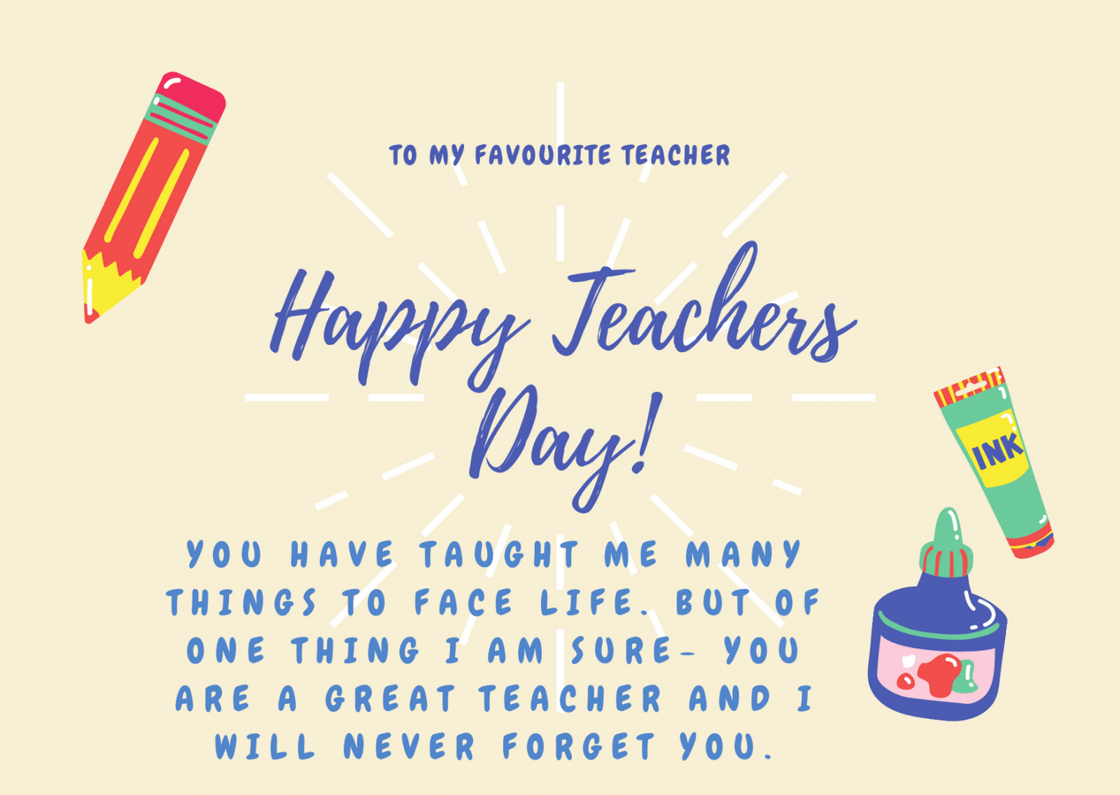 teachers day wishes and images