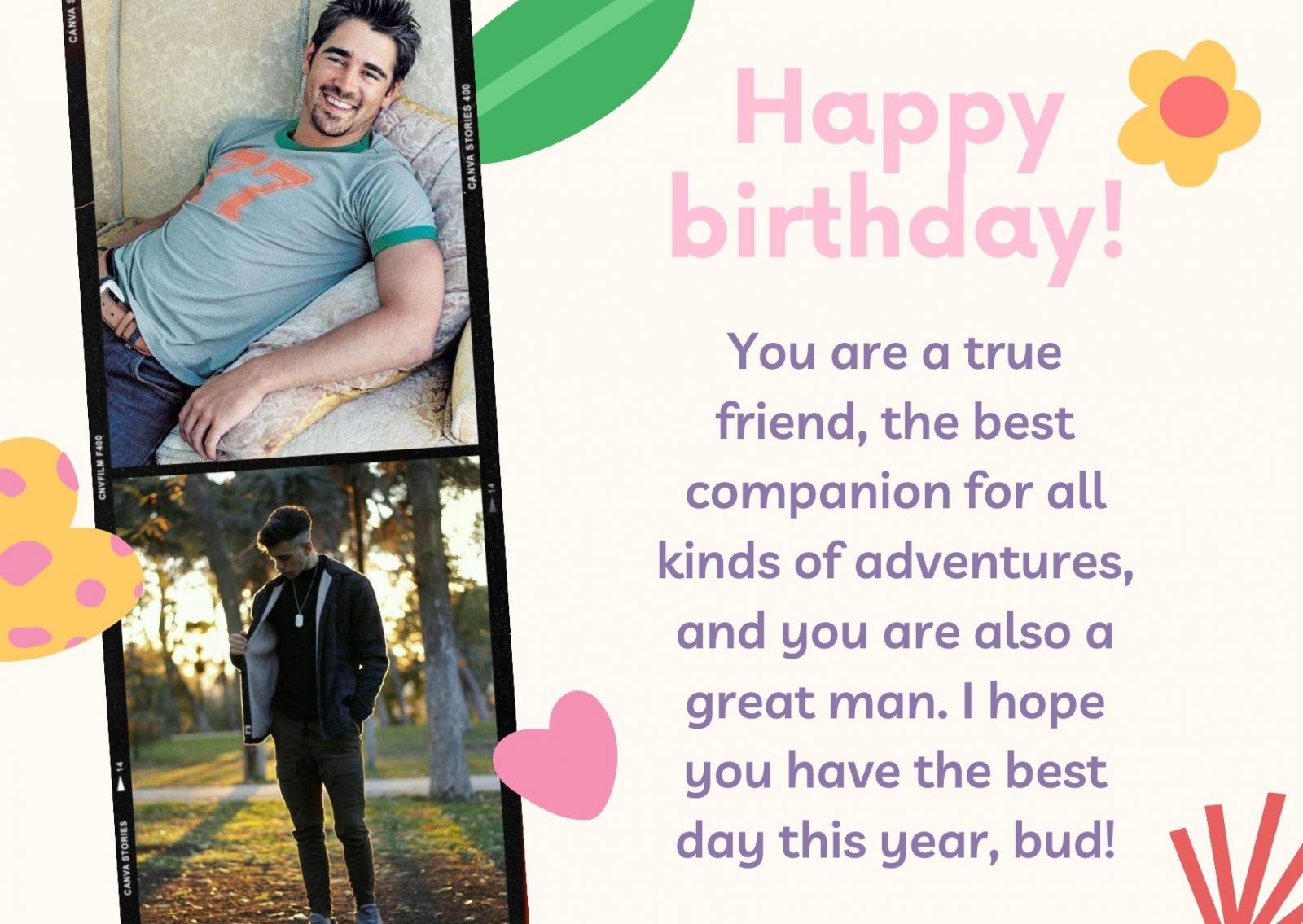 happy birthday wishes for a man friend