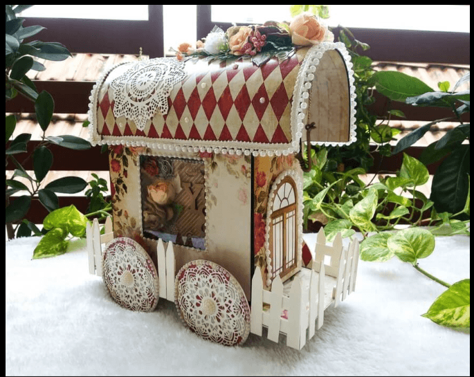Handmade Customized House Cart Album
