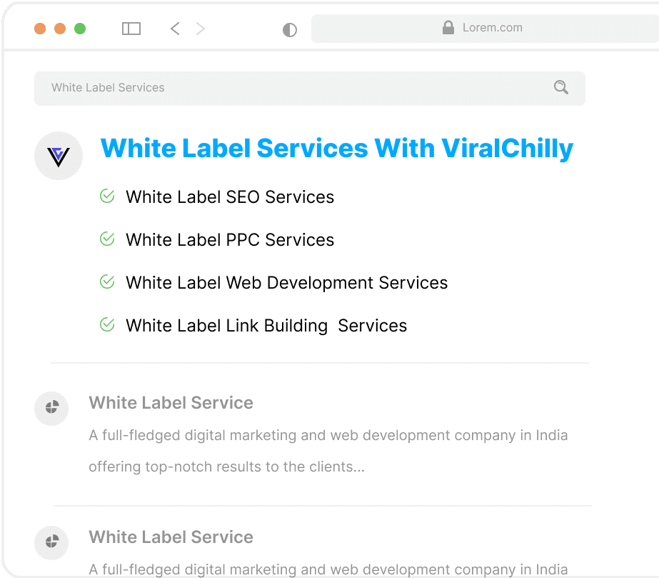 White label services